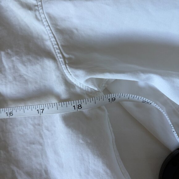 Khaite Cotton Crop Blouse White XS S - Picture 10 of 12